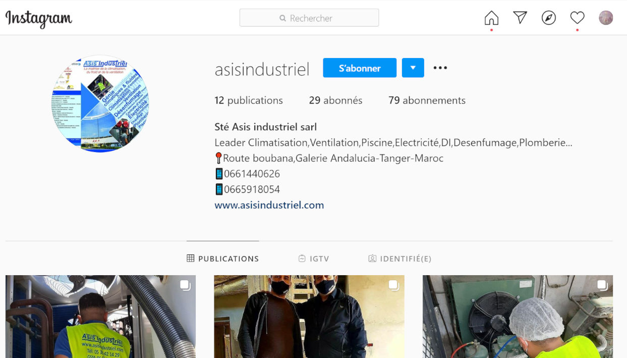 asis industriel instagram